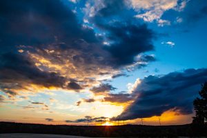 Atemberaubender Sonnenuntergang